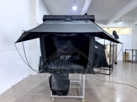 Carpa de coche impermeable de aluminio con forma de triángulo, 280G, poliéster 420D Oxford, 16 cm de ancho, 150 cm de altura.