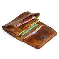 Dompet Desain Sederhana Minimalis Pemegang Kartu, Inovasi Hadiah Bisnis Kustom Premium Dompet Kulit Pria