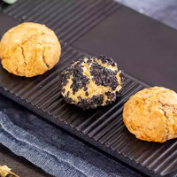 Biscuits chinois en gros, saveur noix de pécan, mini-gâteaux avec flocons de noix de coco, approvisionnement direct usine