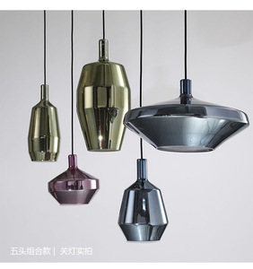 Modern Concise Originality Colour Glass <strong>Small</strong> a <strong>Chandelier</strong> Nordic Bedroom Bedside Arts Single Head Bar Pendant <strong>Light</strong> - Product Image 6
