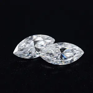 Marquise cut Horse eye D color mosang diamond naked stone manufacturers spot wholesale and direct selling Moissanite