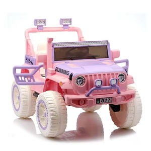 Voiture électrique tout-terrain pour enfants à double <span class=keywords><strong>porte</strong></span> ouvrante, voiture à batterie 12V rose pour filles, jouet pour enfants à conduire - Product Image 5