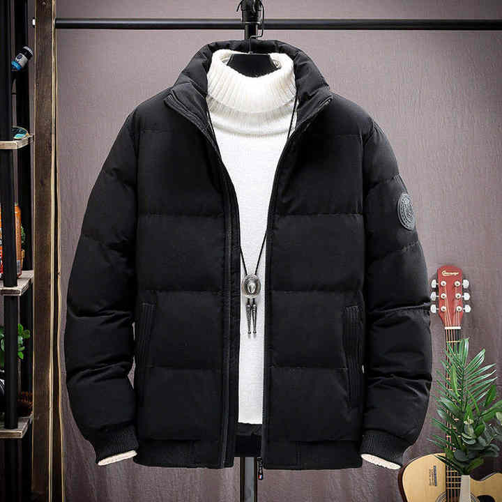 Winter Men's Down Jacket Thick Warm and Cold-proof Cotton Tops Short Fashionable Jackets