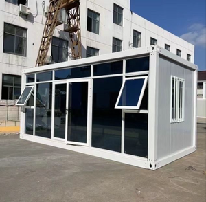Nhà Sản Xuất Di Động Cabin Đúc Sẵn Tiny Nhà Casa Modular Di Chuyển Glass Nhà Văn Phòng Xây Dựng <span class=keywords><strong>Container</strong></span> Nhà - Product Image 6