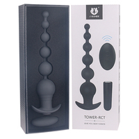 S-hande Plug anal en silicone, masseur électrique à 9 vitesses, perles anales télécommandées, jouet sexuel pour homme