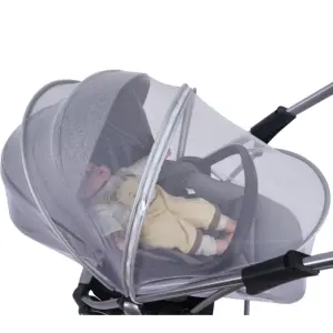 Durevole Copertura Completa Del Bambino Passeggino Passeggino Zanzara Net con la Chiusura Lampo