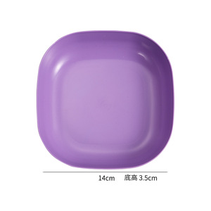 Ensemble de 10 assiettes à dîner en <span class=keywords><strong>plastique</strong></span> réutilisables de conception moderne, forme <span class=keywords><strong>carrée</strong></span>, <span class=keywords><strong>assiette</strong></span> à collation, <span class=keywords><strong>assiette</strong></span> à fruits pour la maison, le camping, le restaurant - Product Image 6