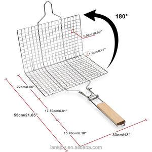 Grille <span class=keywords><strong>de</strong></span> cuisson en acier inoxydable 304 pour barbecue, rôtissoire, panier <span class=keywords><strong>de</strong></span> cuisson, grille <span class=keywords><strong>de</strong></span> barbecue - Product Image 3
