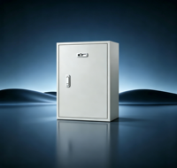 Boîtier de distribution électrique mural en acier au carbone personnalisé, vide, IP66, 220V/380V, avec serrure certifiée pour usage industriel intérieur