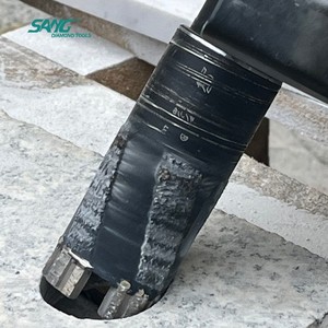 Punta da trapano SANG 1-1/4" e 1-3/8" per granito, brasata sottovuoto, protetta, stabile, conveniente, per un taglio pulito, veloce e liscio - Product Image 3