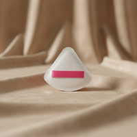 Éponge de maquillage triangulaire en forme de guimauve pour le coin des yeux, utilisation sèche ou humide, outil applicateur coussin d'air doux