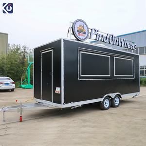 Remorque alimentaire CAMPTRL entièrement équipée, restaurant, remorque de restauration commerciale, camion de nourriture, chariot avec cuisine complète - Product Image 2