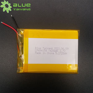 Batería de polímero de iones de litio 494154 celda Lipo recargable 3,7 V 1425mAh <span class=keywords><strong>1400mAh</strong></span> batería de polímero de litio - Product Image 1
