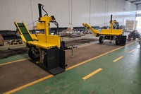 Fendeuse de bûches verticale robuste 20 tonnes, diamètre 500 mm, moteur certifié EPA, démarrage électrique, pompe 3 étapes, cycle 4S, axe à torsion