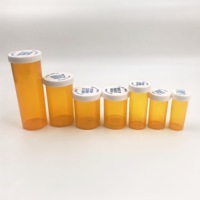 Bouteilles en plastique orange imprimées sur mesure avec bouchons de sécurité rotatifs à poussoir pour enfants, à prix abordable