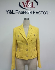 Giacca di lana strutturata con tessuto intrecciato da <span class=keywords><strong>donna</strong></span>, - Product Image 3