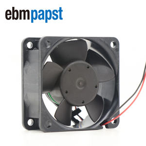 Ventilateur axial de refroidissement compact à haut débit ebmpapst 612NHHR 12V DC 240mA 2.9W 60*60*25MM 6025 6cm 240mA 2 fils pour onduleur - Product Image 5