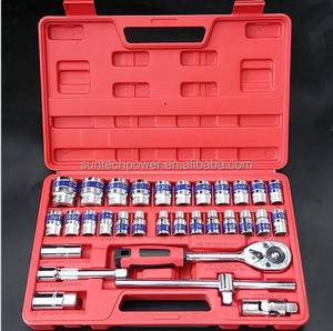 Tùy chỉnh cấp công nghiệp tay áo cờ lê Set Ratchet dụng cụ cầm tay cho ứng dụng phần cứng với OEM hỗ trợ - Product Image 1