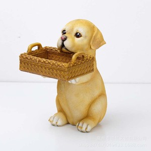 Cat Dog Figurine Storage <b>Basket</b> Desktop Snack Organizer Eco-Friendly <b>Woven</b> <b>Basket</b> For Home Decor Gift - Product Image 3