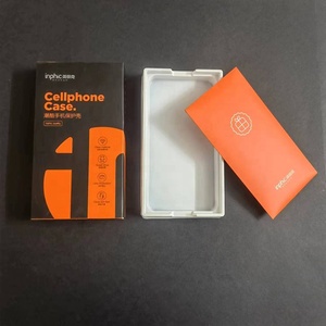 Customize Plain Paper Box with White Blister Tray Packaging for Mobile Cellphone Case and Screen <strong>Tempered</strong> <strong>Glass</strong> Protector - Product Image 4