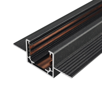 Rail magnétique linéaire 2 m Accessoires d'éclairage sur rail magnétique Kits de rail magnétique de plafond 2 mètres Connecteur d'angle d'alimentation 48V