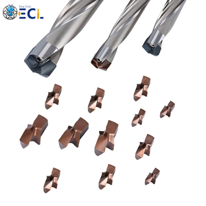 ECL máy CNC Modular khoan 7D ~ 15D trao đổi chèn cho lỗ kim loại làm cho có thể điều chỉnh đường kính vương miện khoan bit thiết kế - Product Image 1