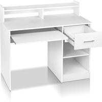 Bureau en bois modèle 4 pour salon et chambre, table d'ordinateur multifonctionnelle pour étudiant