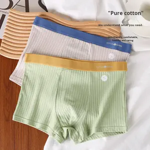 Boxer da <span class=keywords><strong>Uomo</strong></span> e Ragazzo a Vita Media in Cotone Viscosa, Fornitura ODM, Intimo Sportivo Confortevole, Traspirante e Antibatterico - Product Image 2