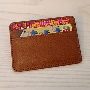 Portefeuille porte-cartes de crédit et de visite en cuir PU avec logo personnalisé, protection RFID premium - Product Image 4