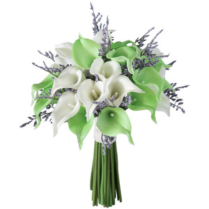 Têtes de lili de couleur personnalisées en usine Bouquet d'ampoules artificielles Mini <span class=keywords><strong>Calla</strong></span> <span class=keywords><strong>Lily</strong></span> Vente en gros - Product Image 5