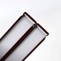 Impression de livres de luxe sur mesure à couverture rigide avec dorure à chaud, papier couché et reliure cousue, impression de romans, MOQ 1000 pièces, prix usine