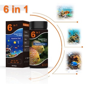 Fish &amp; Aquatic Aquarium <strong>Test</strong> <strong>Kits</strong> 6 in 1 POND <strong>TEST</strong> STRIPS Pond Water <strong>Test</strong> Strips - Product Image 5