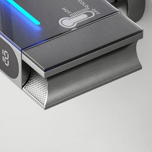 Sistema de Ducha Fría y Caliente con LED Digital para Baño, Montaje en Pared, Grifo de Ducha Inteligente con Lluvia y Ducha de Mano - Product Image 2