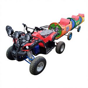 Trenino Elettrico Commerciale Senza Binari per Aree Panoramiche Fattorie e Visite Turistiche all'Aperto in Vendita - Product Image 3