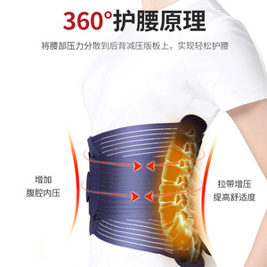 Cinturón de Soporte Lumbar Médico Luomai, Transpirable y Elástico, para Alivio del Dolor de Espalda y Hernia Discal, Unisex, para Correr y Baloncesto - Product Image 4