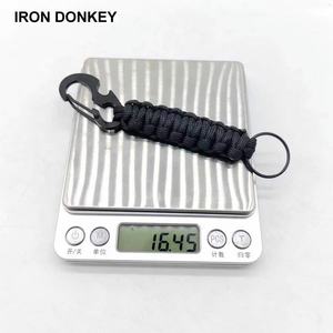 Irondonkey ที่เปิดขวดปีนเขายุทธวิธี<span class=keywords><strong>ก</strong></span>ลางแจ้งเจ็ดแ<span class=keywords><strong>ก</strong></span>นร่มเชือ<span class=keywords><strong>ก</strong></span>ทอ550 paracord พวงกุญแจ<span class=keywords><strong>ก</strong></span>ารอยู่รอด - Product Image 5