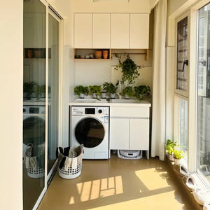 Armoire d'appareils <span class=keywords><strong>de</strong></span> balcon en acier inoxydable 304 personnalisée <span class=keywords><strong>de</strong></span> haute qualité unité <span class=keywords><strong>de</strong></span> stockage <span class=keywords><strong>de</strong></span> <span class=keywords><strong>terrasse</strong></span> sans formaldéhyde <span class=keywords><strong>pour</strong></span> application <span class=keywords><strong>de</strong></span> salle à manger - Product Image 2