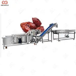 Hot Sale Dates Size Grading Machine Date Washing Cleaning Drying Line Ginger Cleaning Making Machine Sorting Dates