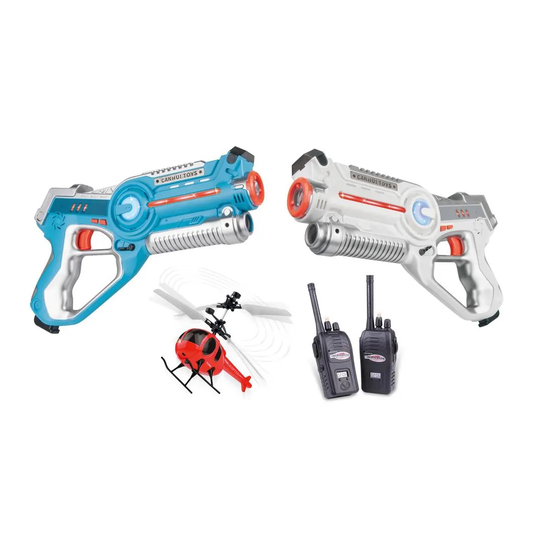wholesale Price Laser Tag Guns Toys With Induction Target Insect Aircraft in Three Colors