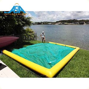 Enceinte de natation gonflable géante, flotteur de <span class=keywords><strong>piscine</strong></span> gonflable <span class=keywords><strong>licorne</strong></span>, bouée de natation avec filet complet, clôture de <span class=keywords><strong>piscine</strong></span>, super yacht - Product Image 5