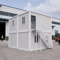 Conteneur de bureau portable, cabine de bureau modulaire préfabriquée, bureau mobile pour chantier et campement