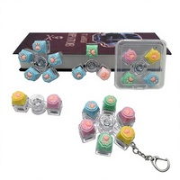 Cross-border Cat Claw Cat Paw Keycaps Mechanical Keyboard Soft Silicone Keychain Stress-Relief Fingertip Spinner Decompression