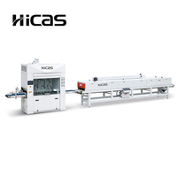 Machine automatique de peinture par pulvérisation pour bandes de bois, 4 pistolets JP, largeur de 400 mm, avec PLC de marque européenne