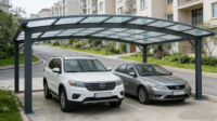 Cocheras Personalizadas con Estructura de Aluminio Impermeable para Diferentes Necesidades