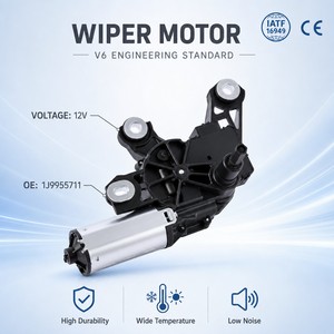 Motor de Limpiaparabrisas Trasero de 12V para VW Bora Golf IV <span class=keywords><strong>Skoda</strong></span> <span class=keywords><strong>Fabia</strong></span> Octavia Seat Leon OE 1J9955711 3B9955711 1J6955711B - Product Image 1