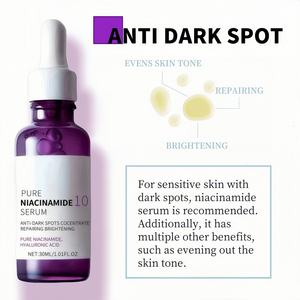 Commercio all'ingrosso 30ML siero antirughe di alta qualità vitamina <span class=keywords><strong>C10</strong></span> B3 Niacinamide acido ialuronico francese B5 Acne illumina rimuove i segni - Product Image 5