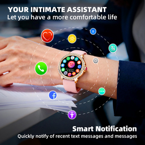 Montre <span class=keywords><strong>connectée</strong></span> unisexe S811 Plus à <span class=keywords><strong>prix</strong></span> réduit, écran AMOLED 1,27 pouces, assistant vocal IA pour appels et sport, FitCloudPro - Product Image 2