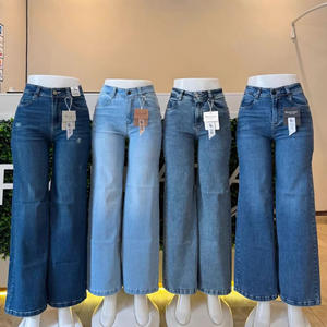 Jeans <span class=keywords><strong>Cargo</strong></span> da <span class=keywords><strong>Donna</strong></span> Invernali a Vita Media, Stile Americano Retrò, <span class=keywords><strong>Pantaloni</strong></span> in Denim a Gamba Larga, Asciugatura Rapida, Spandex/<span class=keywords><strong>Cotone</strong></span> - Product Image 2