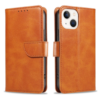 Dompet Kulit PU Flip untuk iPhone 13 Mini - Penutup Berdiri dengan 3 Slot Kartu, Penutup Magnetik & Cangkang Anti Guncangan