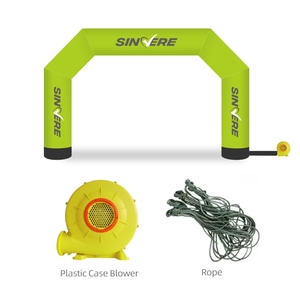 Hot bán tùy chỉnh thể thao ngoài trời Racing inflatables cổng tò vò quảng cáo kết thúc vòm bơm hơi - Product Image 3